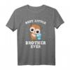 Bester kleiner Bruder aller Zeiten - Süßes Eulen T-Shirt zur Schwangerschaftsankündigung, Baby Shower & Geburtstag Geschenk