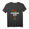 Pupsende Elfe Partnerlook Familien Elfen Outfit Weihnachts T-Shirt – Lustiges Weihnachtskostüm für Familie, Wichteln & Heiligabend