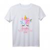 Große Schwester 2021 T-Shirt - Süßes Einhorn & Unicorn Geschenk zur Schwangerschaftsankündigung, Babyparty & Baby-Shower