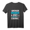 Kinder Großer Bruder 2021 Loading T-Shirt – Lustiges Geschenk für Einzelkinder, Schwangerschaftsanzeige & stolzes großes Bruder Outfit