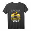 Großer Bruder 2022 Bagger T-Shirt – Tolles Geschenk zur Geburt für den zukünftigen großen Bruder
