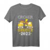 Großer Bruder 2022 Bagger T-Shirt – Tolles Geschenk zur Geburt für den zukünftigen großen Bruder