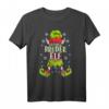 Kleine Bruder Elf Weihnachtsoutfit - Lustiges Familien T-Shirt mit Elfenhut, Socken & Schneeflocken für Weihnachten & Familienfeiern