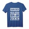 Lustiges Gamer T-Shirt Geschenk - Für Zocker, Suchtis & Videospiel-Fans zum Geburtstag, Weihnachten & als Last-Minute-Geschenk