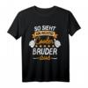 Lustiges Bruder T-Shirt - Richtig cooler Bruder Geschenk für Geburtstag, Weihnachten & Familienfotoshooting