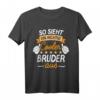 Lustiges Bruder T-Shirt - Richtig cooler Bruder Geschenk für Geburtstag, Weihnachten & Familienfotoshooting