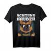 Lustiges Security Hund T-Shirt für den großen Bruder - Achtung Bruder Geschenkidee für Geburtstag, Geburt oder Humorvolle Anlässe