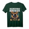 Lustiges Security Hund T-Shirt für den großen Bruder - Achtung Bruder Geschenkidee für Geburtstag, Geburt oder Humorvolle Anlässe