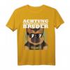 Lustiges Security Hund T-Shirt für den großen Bruder - Achtung Bruder Geschenkidee für Geburtstag, Geburt oder Humorvolle Anlässe