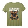Lustiges Security Hund T-Shirt für den großen Bruder - Achtung Bruder Geschenkidee für Geburtstag, Geburt oder Humorvolle Anlässe