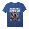 Lustiges Security Hund T-Shirt für den großen Bruder - Achtung Bruder Geschenkidee für Geburtstag, Geburt oder Humorvolle Anlässe