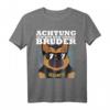 Lustiges Security Hund T-Shirt für den großen Bruder - Achtung Bruder Geschenkidee für Geburtstag, Geburt oder Humorvolle Anlässe