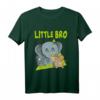Kinder Kleiner Bruder T-Shirt mit Elefanten-Design - Stolze Geschwister Geschenkidee zur Babyankündigung
