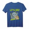 Kinder Kleiner Bruder T-Shirt mit Elefanten-Design - Stolze Geschwister Geschenkidee zur Babyankündigung