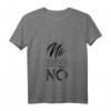 Damen Nö EINFACH NÖ T-Shirt mit V-Ausschnitt – Lustiges Design für Familie, Freunde & besondere Anlässe