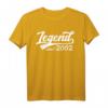 Legende seit 2002 Geschenk 21. Geburtstag - Vintage Retro T-Shirt für den 21. Geburtstag Jahrgang 2002, Lustiges Geschenk für Männer und Frauen