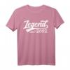 Legende seit 2002 Geschenk 21. Geburtstag - Vintage Retro T-Shirt für den 21. Geburtstag Jahrgang 2002, Lustiges Geschenk für Männer und Frauen