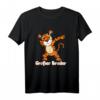 Großer Bruder T-Shirt mit Dabbing Tiger - Geschenk für angehende Brüder, Schwester, Bruder zum Geburtstag & Babyankündigung