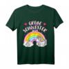 Kinder Große Schwester 2021 Einhorn Regenbogen T-Shirt – Perfektes Geschenk zur Geburt, Babyparty & Weihnachten für werdende große Schwestern