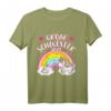 Kinder Große Schwester 2021 Einhorn Regenbogen T-Shirt – Perfektes Geschenk zur Geburt, Babyparty & Weihnachten für werdende große Schwestern