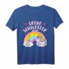 Kinder Große Schwester 2021 Einhorn Regenbogen T-Shirt – Perfektes Geschenk zur Geburt, Babyparty & Weihnachten für werdende große Schwestern