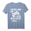 Leveling Up To Big Brother - Großer Bruder T-Shirt als Geschenkidee für zukünftige Brüder, Geschwister & Freunde