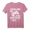 Leveling Up To Big Brother - Großer Bruder T-Shirt als Geschenkidee für zukünftige Brüder, Geschwister & Freunde