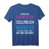Ich bin die Schwester eines verdammt tollen Bruders T-Shirt - Lustiges Geschenk für Weihnachten und Geburtstage