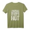Lustiges Workout T-Shirt mit Spruch 'I Workout Because My Wife Is Hot' – Perfektes Geschenk für Männer, Trainer & Fitnessliebhaber