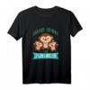 Großer Bruder von Zwillingen Affen T-Shirt für Jungen – Geschenk zur Schwangerschaftsverkündung, Babyparty & Baby-Shower