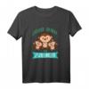 Großer Bruder von Zwillingen Affen T-Shirt für Jungen – Geschenk zur Schwangerschaftsverkündung, Babyparty & Baby-Shower