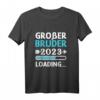 Kinder Großer Bruder 2023 Loading T-Shirt – Geschenk für den großen Bruder, Geburt Outfit & Willkommensgeschenk für werdende Brüder