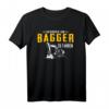 Geboren Um Bagger Zu Fahren Baggerfahrer Baustelle Geschenk T-Shirt - Lustiges Motiv für Baggerliebhaber, Bauarbeiter & Kinder