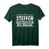 Lustiges Steffen Name T-Shirt mit Spruch – Personalisiertes Geschenk für Männer zum Geburtstag, Weihnachten, Festival & Party