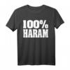 100% Haram - Vallah Haram Habibi Bruder T-Shirt mit lustigem arabischem Spruch – Trendiges Geschenk für Ghetto Brüder & Moslem Freunde
