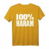 100% Haram - Vallah Haram Habibi Bruder T-Shirt mit lustigem arabischem Spruch – Trendiges Geschenk für Ghetto Brüder & Moslem Freunde