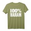 100% Haram - Vallah Haram Habibi Bruder T-Shirt mit lustigem arabischem Spruch – Trendiges Geschenk für Ghetto Brüder & Moslem Freunde