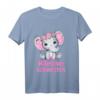 Kinder Kleines Schwester Elefant T-Shirt - Süßes Geschwisterlook Geschenk für Mädchen & Töchter zu Geburt, Geburtstag & Weihnachten