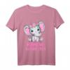 Kinder Kleines Schwester Elefant T-Shirt - Süßes Geschwisterlook Geschenk für Mädchen & Töchter zu Geburt, Geburtstag & Weihnachten