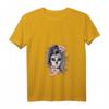 Damen La Calavera Catrina Halloween Candy Sugar Skull T-Shirt mit V-Ausschnitt – Gruselige Gothic Mode für Mädchen & Frauen, Perfekt für Halloween