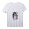 Damen La Calavera Catrina Halloween Candy Sugar Skull T-Shirt mit V-Ausschnitt – Gruselige Gothic Mode für Mädchen & Frauen, Perfekt für Halloween