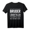 Ich bin stolzer Bruder Schwester Geburtstag Lustig Geschenk T-Shirt – Humorvolles Familiengeschenk für Geburtstag & Weihnachten
