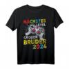Nächstes Level Großer Bruder 2024 - Gamer & Zocker Ankündigung T-Shirt für neuen Nachwuchs, Babyparty & Geschwister Geschenk