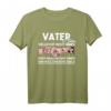 Papa und Sohn Partnerlook Vatertagsgeschenk - Lustiges T-Shirt für Vater und Kind mit Liebe & Humor