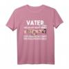 Papa und Sohn Partnerlook Vatertagsgeschenk - Lustiges T-Shirt für Vater und Kind mit Liebe & Humor