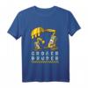 Kinder Großer Bruder 2024 Bagger Baustellen Geschwister Nachwuchs T-Shirt – Perfektes Geschenk zur Geburt & Geschwisterankündigung