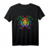 Buntes Linkshirn Rechtshirn Kunst Psychologie T-Shirt – Originelles Geschenk für Familie, Freunde & Liebhaber zu Weihnachten, Geburtstag & besonderen Anlässen