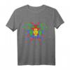 Buntes Linkshirn Rechtshirn Kunst Psychologie T-Shirt – Originelles Geschenk für Familie, Freunde & Liebhaber zu Weihnachten, Geburtstag & besonderen Anlässen