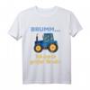 Kinder Schwangerschaft Geschenk - Großer Bruder Spruch T-Shirt mit Traktor Motiv für die Geschwisterankündigung und Geburtstagsgeschenk