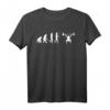 Bodybuilding Human Evolution Gewichtheber T-Shirt – Lustiges Fitness Geschenk für Sportler, Trainer & Kraftsportfans